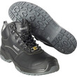 MASCOT® Footwear Flex Sicherheitsstiefel S3, der vordere Teil des Schuhs lässt sich äußerst flexibel mit dem Fuß beugen. Metallfrei. Schnürung. Zehenschutzkappe aus Komposit. Nageldurchtrittschutz aus Spezialtextil. Mit stabilisierendem Multifunktionsgelenk mit integriertem Komfortschaum. Stoßabsorbierende, weiche und flexible Zweikomponentensohle aus PU/PU