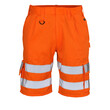 MASCOT® Safe Classic Pisa Shorts, Die Oberflächenbehandlung macht das Produkt schmutzabweisend und sorgt für hohe Sichtbarkeit, Strapazierfähige, dreifache Kappnähte an den Beinen und im Schritt verlängern die Lebensdauer des Produktes, D-Ring aus flexiblem Material, das nichts zerkratzt, Verstellbare Hammerschlaufe, Zollstocktasche