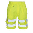 MASCOT® Safe Classic Pisa Shorts, Die Oberflächenbehandlung macht das Produkt schmutzabweisend und sorgt für hohe Sichtbarkeit, Strapazierfähige, dreifache Kappnähte an den Beinen und im Schritt verlängern die Lebensdauer des Produktes, D-Ring aus flexiblem Material, das nichts zerkratzt, Verstellbare Hammerschlaufe, Zollstocktasche