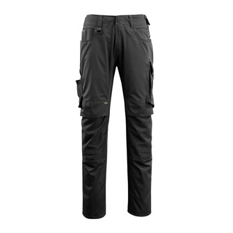 MASCOT® Bundhose Lemberg, Hosenbeine mit ergonomischer Passform und keilförmigen Einsätzen an der Innenseite der Beine und im Schritt (mit extra Verstärkung). Äußerst verschleißfeste Knietaschen aus CORDURA®-Gewebe