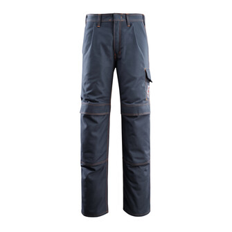 MASCOT® Bundhose Bex, antistatische, säurefeste und flammhemmende Hose aus PyroPro®, Höhenregulierbare Knietaschen und verstellbare Zollstocktasche. Mit nach unten weisenden Nähten, so dass sich keine Funken festsetzen können