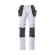 MASCOT® Bundhose, strapazierfähige, dreifache Kappnähte verlängern die Lebensdauer des Produktes, die niedrige Taille mit formgeschnittenem Bund sorgt dafür, dass die Hose alle Bewegungen des Körpers mitmacht