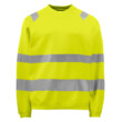 PROJOB Rundhals-Sweater mit angerauter Innenseite, Rippenbündchen und -bund, Reflektierende Schulterpartie für mehr Sichtbarkeit, EN ISO 20471 KLASSE 10