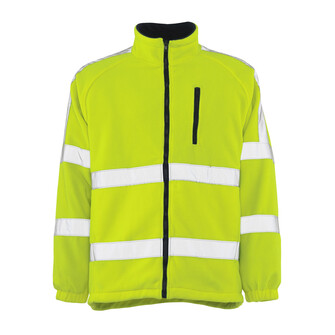 MASCOT® Salzburg Fleecejacke, fluoreszierend mit Reflexen, mit Futter, winddicht