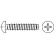 Blechschrauben DIN 7981 / ISO 7049 Stahl gal vz F-H 2,9 x 4,5