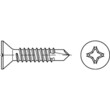 Bohrschrauben DIN 7504 / ISO 15482 Stahl gal vz Senkkopf mit Philips Kreutzschlitz 4,2 x 25