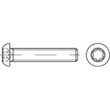 Flachkopfschrauben mit Bund u. mit Innensechsrund ISO 7380-2 A4 M 6 x 35