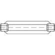 Spannschlossmuttern DIN 1480 SP offene Form Stahl gal vz M 12 / 125