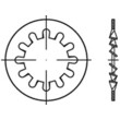 Zahnscheibe DIN 6797 I 1.4310 4,3