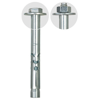 fischer Hülsenanker FSA S Stahl gal vz 8x40