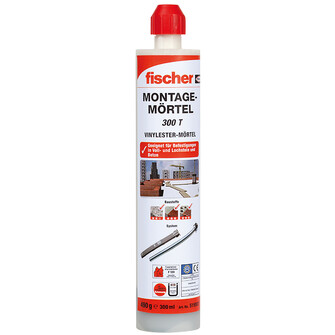fischer Montagemörtel 300 T (inkl. 2 Spitzen)