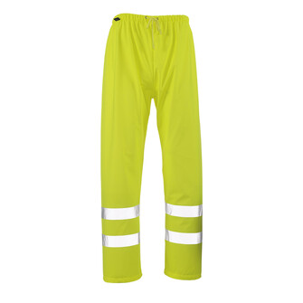 MASCOT® Regenhose Wolfsberg, Wind- und wasserdicht, Fluoreszierend mit Reflexen, Nähte sind verschweißt, Gummizug und Zugband an der Taille, Druckknopfregulierung an den Fußgelenken