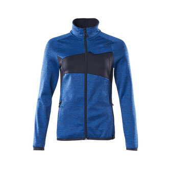 MASCOT® Accelerate Fleecepullover mit Reißverschluss, Damen Microfleecejacke, Die glatte Oberfläche des Fleecematerials bewirkt, dass Schmutz und Staub nicht hängenbleiben, Speziell für Damen designt und tailliert geschnitten, Flexibler und anschmiegsamer, hoher Kragen, Mit Reißverschluss und Wetterschutzleiste innen