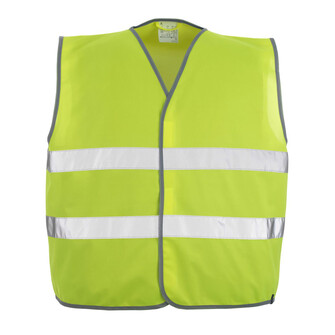 MASCOT® Safe Classic Weyburn Verkehrsweste, Verschluss mit Klettband, Mit Schrägband eingefasst, Fällt groß aus - gedacht um über der übrigen Kleidung getragen zu werden