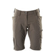 MASCOT® Accelerate Shorts, Damenpassform, DIAMOND, Stretch Shorts, Diamond Fit ist speziell für Frauen designt, die bei mehr als 20cm Unterschied zwischen ihrem Taillen- und Hüftmaß liegen, Der multifunktionelle Stretchstoff kombiniert ein niedriges Gewicht mit sehr hoher Strapazierfähigkeit und ist darüber hinaus wasserabweisend