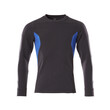 MASCOT® Accelerate Sweatshirt, moderne Passform, kräftige Qualität, gebürstete Innenseite, Rippenbündchen am Hals, an der Unterkante und an den Handgelenken, Druck an verschiedenen Teilen des Produktes.