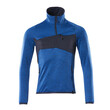 MASCOT® Accelerate Fleecepullover mit kurzem Reißverschluss Microfleecejacke, Die glatte Oberfläche des Fleecematerials bewirkt, dass Schmutz und Staub nicht hängenbleiben, Moderne, körpernahe Passform mit viel Bewegungsfreiheit, Flexibler und anschmiegsamer, hoher Kragen, Mit Gummizug an den Ärmeln und dem Saum, Brusttasche mit Reißverschluss