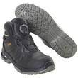 MASCOT® Footwear Sicherheitsstiefel S3 mit BOA® Sicherheitsstiefel, Der MASCOLAYER®-Nageldurchtrittschutz aus Spezialtextil garantiert starken Schutz und hohen Gehkomfort, Das BOA® Fit-System besteht aus besonders strapazierfähigen, hochwertigen Materialien Mit BOA® können Sie Schuhe schnell und mühelos durch einfaches Drehen perfekt anpassen, Die Zehenschutzkappe ist aus Komposit Komposit leitet weder Kälte noch Hitze und Zehenschutzkappen aus Komposit bieten daher extra Komfort sowohl in warmen als auch in kalten Umgebungen, Auswechselbare Einlegesohle mit optimierter Fußgewölbestützte, die der Tendenz zum Plattfuß entgegenwirken kann, Einlage in der Zwischensohle aus stoßdämpfendem Lightweight-Material, Stoßabsorbierende, weiche und flexible Zweikomponentensohle aus PU/PU, ESD geprüft