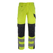 MASCOT® Multisafe Arbeitshose Arbon, mit Knietaschen, zweifarbig, Fluoreszierend mit Reflexen, Antistatisch, flammhemmend und mit Säureschutz, Schmutzabweisend, Schützt bei Lichtbögen und bei gelegentlichem Schweißen, zweifache und dreifache Kappnähte an den Beinen und im Schritt, Gürtelschlaufen