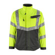 MASCOT® Safe Supreme Arbeitsjacke Oxford, Fluoreszierend und mit Reflexschulterstreifen sowie schrägverlaufenden Reflexen, zweifarbig, Teflon® macht das Produkt schmutzabweisend