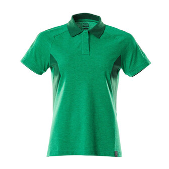 MASCOT® Polo-Shirt, Damen, Damen-Passform. Kräftige Qualität. Rippenbündchen am Kragen. Knopfleiste mit verdeckten Knöpfen. Nackenband. Druck an verschiedenen Teilen des Produktes.