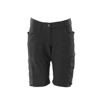 MASCOT® Accelerate Shorts, Damenpassform, DIAMOND, Stretch Shorts, Diamond Fit ist speziell für Frauen designt, die bei mehr als 20cm Unterschied zwischen ihrem Taillen- und Hüftmaß liegen, Der multifunktionelle Stretchstoff kombiniert ein niedriges Gewicht mit sehr hoher Strapazierfähigkeit und ist darüber hinaus wasserabweisend