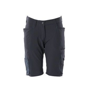 MASCOT® Accelerate Shorts, Damenpassform, DIAMOND, Stretch Shorts, Diamond Fit ist speziell für Frauen designt, die bei mehr als 20cm Unterschied zwischen ihrem Taillen- und Hüftmaß liegen, Der multifunktionelle Stretchstoff kombiniert ein niedriges Gewicht mit sehr hoher Strapazierfähigkeit und ist darüber hinaus wasserabweisend