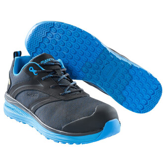 MASCOT® Footwear Sicherheitshalbschuh S1P m. Schnürsenkel Sicherheitshalbschuh, Dieses Schuhwerk ist frei von Metallen, Das Obermaterial ist atmungsaktiv und leitet Feuchtigkeit und Wärme von den Füßen ab, was für guten Fußkomfort sorgt, Das Obermaterial besteht aus strapazierfähigem Polyester, Die Zehenschutzkappe ist aus Carbonfaser, einem sehr leichten und starken Material Die Zehenschutzkappe ist außergewöhnlich stark und widerstandsfähig gegen Stöße und Druck, Zwischensohle aus XL EXTRALIGHT® EVA und Laufsohle aus extrem rutschhemmend Gummi, Die Sohle ist öl- und benzinbeständig, ESD geprüft nach EN IEC 61340-4-3, 2018 + EN 61340-5-1, 2016, Stabilisierendes, MASCOT-patentiertes Multifunktionsgelenk