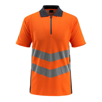 MASCOT® Safe Supreme Murton Polo-shirt, Bei diesem Gewebe liegt Polyester auf der Außenseite für mehr Strapazierfähigkeit sowie Farbechtheit und Baumwolle auf der Innenseite für mehr Komfort, Moderne, körpernahe Passform mit viel Bewegungsfreiheit, Ventilationsöffnungen unter den Armen, Mehr Bewegungsfreiheit durch elastische Reflexe