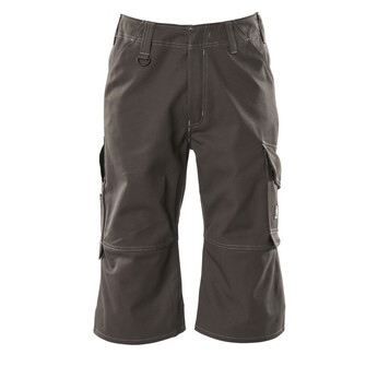 MASCOT® Industry Hartford Dreiviertel-Hose, Strapazierfähige, dreifache Kappnähte an den Beinen und im Schritt verlängern die Lebensdauer des Produktes, Die niedrige Taille mit formgeschnittenem Bund sorgt dafür, dass die Hose alle Bewegungen des Körpers mitmacht, Ergonomisch geschnittene Hosenbeine, die nach den natürlichen Bewegungen des Körpers geformt wurden, Verstärkte Gesäßtaschen, Verbesserte Sichtbarkeit für das Umfeld mit Hilfe von Reflexeffekten, Das Produkt ist für Industriewäsche geeignet