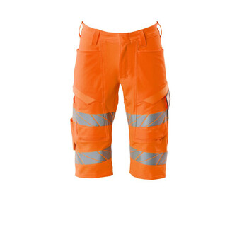 MASCOT® Accel. Safe Shorts, ULTIMATE STRETCH Shorts, Der Stretchstoff ist in alle Richtungen elastisch und bietet eine unübertroffene Bewegungsfreiheit, wo nichts spannt oder stört, Der multifunktionelle Stretchstoff kombiniert ein niedriges Gewicht mit sehr hoher Strapazierfähigkeit und ist darüber hinaus wasserabweisend, Das Produkt ist für Industriewäsche geeignet, Zollstocktasche mit Kevlar®-Verstärkungen - besonders widerstandsfähig gegen spitze und scharfe Gegenstände