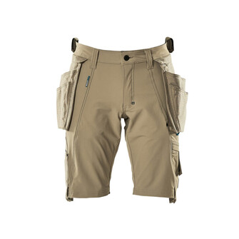 MASCOT® Advanced Shorts,abnehmbaren Hängetaschen,Stretch Handwerkershorts, Der multifunktionelle Stretchstoff kombiniert ein niedriges Gewicht mit sehr hoher Strapazierfähigkeit und ist darüber hinaus wasserabweisend, Der Stretchstoff ist in alle Richtungen elastisch und bietet eine unübertroffene Bewegungsfreiheit