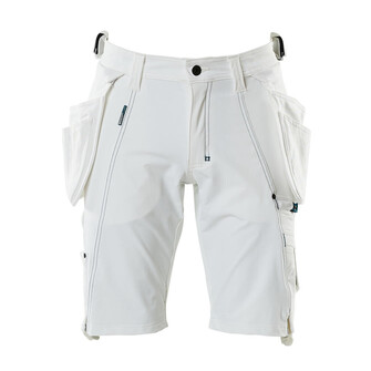 MASCOT® Advanced Shorts,abnehmbaren Hängetaschen,Stretch Handwerkershorts, Der multifunktionelle Stretchstoff kombiniert ein niedriges Gewicht mit sehr hoher Strapazierfähigkeit und ist darüber hinaus wasserabweisend, Der Stretchstoff ist in alle Richtungen elastisch und bietet eine unübertroffene Bewegungsfreiheit