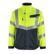 MASCOT® Safe Supreme Arbeitsjacke Oxford, Fluoreszierend und mit Reflexschulterstreifen sowie schrägverlaufenden Reflexen, zweifarbig, Teflon® macht das Produkt schmutzabweisend