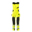 MASCOT® Accel. Safe Kombihose, Hängetaschen,ULTIMATE STRETCH Kombihose, Der Stretchstoff ist in alle Richtungen elastisch und bietet eine unübertroffene Bewegungsfreiheit, wo nichts spannt oder stört, Der multifunktionelle Stretchstoff kombiniert ein niedriges Gewicht mit sehr hoher Strapazierfähigkeit und ist darüber hinaus wasserabweisend, Hängetaschen mit Kevlar® und CORDURA®-Gewebe Verstärkungen, Abnehmbare Hängetaschen, Zollstocktasche mit Kevlar®-Verstärkungen - besonders widerstandsfähig gegen spitze und scharfe Gegenstände, Effektive Belüftung am Bein durch Reißverschluss am Oberschenkel, Knietaschen aus in zwei Richtungen dehnbarem CORDURA®, die zusätzliche Bewegungsfreiheit beim Knien bieten, Die Knietaschen sind höhenverstellbar, so dass der Knieschutz optimal an den Knien platziert ist, Zertifiziert für die Verwendung zusammen mit dem MASCOT-Kniepolstertyp SHORT oder LONG, da die Kniepolstertasche höhenverstellbar ist