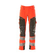 MASCOT® Accel. Safe Hose mt Knietaschen, ULTIMATE STRETCH Hose, Der Stretchstoff ist in alle Richtungen elastisch und bietet eine unübertroffene Bewegungsfreiheit, wo nichts spannt oder stört, Der multifunktionelle Stretchstoff kombiniert ein niedriges Gewicht mit sehr hoher Strapazierfähigkeit und ist darüber hinaus wasserabweisend, Das Produkt ist für Industriewäsche geeignet, Effektive Belüftung am Bein durch Reißverschluss am Oberschenkel, Zollstocktasche mit Kevlar®-Verstärkungen - besonders widerstandsfähig gegen spitze und scharfe Gegenstände, Vorbereitet für Hängetaschen 19450-126, die mit Knöpfen befestigt werden, Die Knietaschen aus strapazierfähigem CORDURA®-Gewebe sind regulierbar, so dass der Knieschutz immer optimal platziert ist, Zertifiziert für die Verwendung zusammen mit dem MASCOT-Kniepolstertyp SHORT oder LONG, da die Kniepolstertasche höhenverstellbar ist