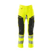 MASCOT® Accel. Safe Hose mit Knietaschen, ULTIMATE STRETCH Hose, Der Stretchstoff ist in alle Richtungen elastisch und bietet eine unübertroffene Bewegungsfreiheit, wo nichts spannt oder stört, Der multifunktionelle Stretchstoff kombiniert ein niedriges Gewicht mit sehr hoher Strapazierfähigkeit und ist darüber hinaus wasserabweisend, Ergonomisch geschnittene Hosenbeine