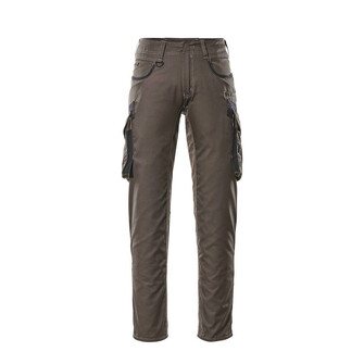 MASCOT® Bundhose Ingolstadt, Hosenbeine mit ergonomischer Passform und keilförmigen Einsätzen an der Innenseite der Beine und im Schritt (mit extra Verstärkung). Äußerst verschleißfeste Knietaschen aus CORDURA®-Gewebe