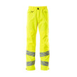 MASCOT® Accel. Safe Überziehhose mit leichtem Futter Überziehhose, Atmungsaktiv, wind- und wasserdicht mit getapten Nähten, Äußerst strapazierfähig, Ergonomisch geschnittene Hosenbeine, die nach den natürlichen Bewegungen des Körpers geformt wurden, Gummizug und Zugband am Bund, Reißverschluss an der Beinaußenseite, Zertifiziert für die Verwendung zusammen mit dem MASCOT-Kniepolstertyp SHORT oder LONG, da die Kniepolstertasche höhenverstellbar ist