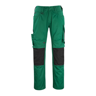 MASCOT® Bundhose Erlangen, Hosenbeine mit ergonomischer Passform und keilförmigen Einsätzen an der Innenseite der Beine und im Schritt (mit extra Verstärkung). Inkl. schräger, geräumiger Schenkeltasche mit leicht zugänglicher Handytasche