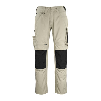 MASCOT® Bundhose Erlangen, Hosenbeine mit ergonomischer Passform und keilförmigen Einsätzen an der Innenseite der Beine und im Schritt (mit extra Verstärkung). Inkl. schräger, geräumiger Schenkeltasche mit leicht zugänglicher Handytasche