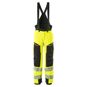 MASCOT® Accel. Safe Winterhose mit Knietaschen, CLIMASCOT® Winterhose, Atmungsaktiv, wind- und wasserdicht mit getapten Nähten, Äußerst strapazierfähig, Die einzigartige CLIMASCOT®-Isolierung wärmt effektiv, ist leicht, weich und lässt sich auf ein geringes Volumen komprimieren, Ergonomisch geschnittene Hosenbeine, die nach den natürlichen Bewegungen des Körpers geformt wurden, Zollstocktasche mit Kevlar®-Verstärkungen - besonders widerstandsfähig gegen spitze und scharfe Gegenstände, Die Knietaschen aus strapazierfähigem CORDURA®-Gewebe sind regulierbar, so dass der Knieschutz immer optimal platziert ist, Hochgezogenes Rückenteil stützt und bietet zusätzlichen Schutz vor Wind und Kälte im unteren Rückenbereich, Schneefang an der Beininnenseite hält Schnee und Schmutz draußen, Zertifiziert für die Verwendung zusammen mit dem MASCOT-Kniepolstertyp SHORT oder LONG, da die Kniepolstertasche höhenverstellbar ist