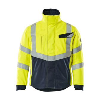 MASCOT® MULTISAFE Winterjacke, Atmungsaktiv, wind- und wasserdicht mit getapten Nähten, Antistatisch, flammhemmend und mit Säureschutz, Schmutzabweisend, Große Bewegungsfreiheit durch formgeschnittene Ärmel