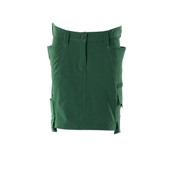 MASCOT® Accelerate Rock, Stretch, PEARL, 45 cm Röcke, Pearl Fit ist speziell für Frauen designt, die bei weniger als 20cm Unterschied zwischen ihrem Taillen- und Hüftmaß liegen, Der multifunktionelle Stretchstoff kombiniert ein niedriges Gewicht mit sehr hoher Strapazierfähigkeit und ist darüber hinaus wasserabweisend, Der Stretchstoff ist in alle Richtungen elastisch und bietet eine unübertroffene Bewegungsfreiheit, wo nichts spannt oder stört, Zollstocktasche aus CORDURA® Gewebe mit extra Taschen, Das Produkt ist für Industriewäsche geeignet