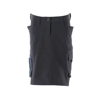 MASCOT® Accelerate Rock, Stretch, PEARL, 55 cm Röcke, Pearl Fit ist speziell für Frauen designt, die bei weniger als 20cm Unterschied zwischen ihrem Taillen- und Hüftmaß liegen, Der multifunktionelle Stretchstoff kombiniert ein niedriges Gewicht mit sehr hoher Strapazierfähigkeit und ist darüber hinaus wasserabweisend, Der Stretchstoff ist in alle Richtungen elastisch und bietet eine unübertroffene Bewegungsfreiheit, wo nichts spannt oder stört, Zollstocktasche aus CORDURA® Gewebe mit extra Taschen, Das Produkt ist für Industriewäsche geeignet