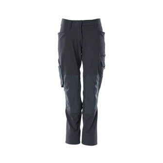 MASCOT® Accelerate Hose, Damen,DIAMOND, Knietaschen,Stretch Hose, Diamond Fit ist speziell für Frauen designt, die bei mehr als 20cm Unterschied zwischen ihrem Taillen- und Hüftmaß liegen, Der Stretchstoff ist in alle Richtungen elastisch und bietet eine unübertroffene Bewegungsfreiheit, wo nichts spannt oder stört, Der multifunktionelle Stretchstoff kombiniert ein niedriges Gewicht mit sehr hoher Strapazierfähigkeit und ist darüber hinaus wasserabweisend, Effektive Belüftung des Kniebereichs durch Reißverschlussöffnung innen am Hosenbein, Das Produkt ist für Industriewäsche geeignet, Die Knietaschen aus strapazierfähigem CORDURA®-Gewebe sind regulierbar, so dass der Knieschutz immer optimal platziert ist, Zertifiziert für die Verwendung zusammen mit dem MASCOT-Kniepolstertyp SHORT oder LONG, da die Kniepolstertasche höhenverstellbar ist