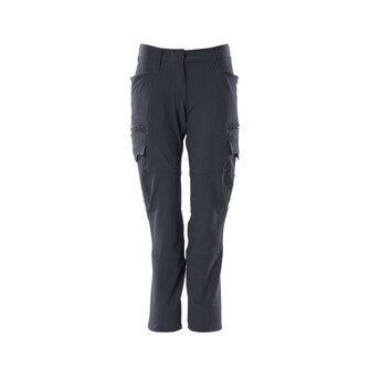 MASCOT® Bundhose, Damen-Passform, Diamond, Stretch, Hat ein wasserabweisendes Finish. Vier-Wege-Stretchstoff mit geringem Gewicht und hoher Strapazierfähigkeit. Der Stoff ist fast nicht auf der Haut zu spüren, da die Taschen im Design integriert sind