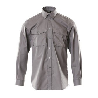MASCOT® Crossover Mesa Hemd, Moderne, körpernahe Passform mit viel Bewegungsfreiheit, Knopfleiste, Kragen mit verdecktem Button-Down, Ärmel können hochgekrempelt und mit Knopf befestigt werden, Verstärkte Ärmelschlitze, Regulierbare Manschetten