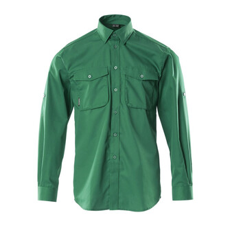 MASCOT® Crossover Mesa Hemd, Moderne, körpernahe Passform mit viel Bewegungsfreiheit, Knopfleiste, Kragen mit verdecktem Button-Down, Ärmel können hochgekrempelt und mit Knopf befestigt werden, Verstärkte Ärmelschlitze, Regulierbare Manschetten