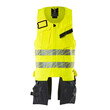 MASCOT® Accel. Safe Werkzeugweste, ULTIMATE STRETCH Werkzeugweste, Der Stretchstoff ist in alle Richtungen elastisch und bietet eine unübertroffene Bewegungsfreiheit, wo nichts spannt oder stört, Der multifunktionelle Stretchstoff kombiniert ein niedriges Gewicht mit sehr hoher Strapazierfähigkeit und ist darüber hinaus wasserabweisend, Hängetaschen mit Kevlar® und CORDURA®-Gewebe Verstärkungen